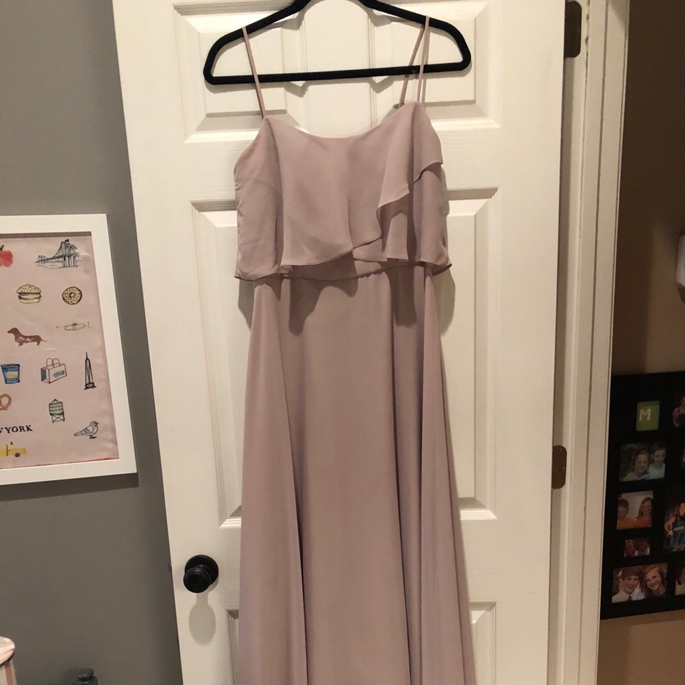 Mori Lee Bridesmaid Dress Latte